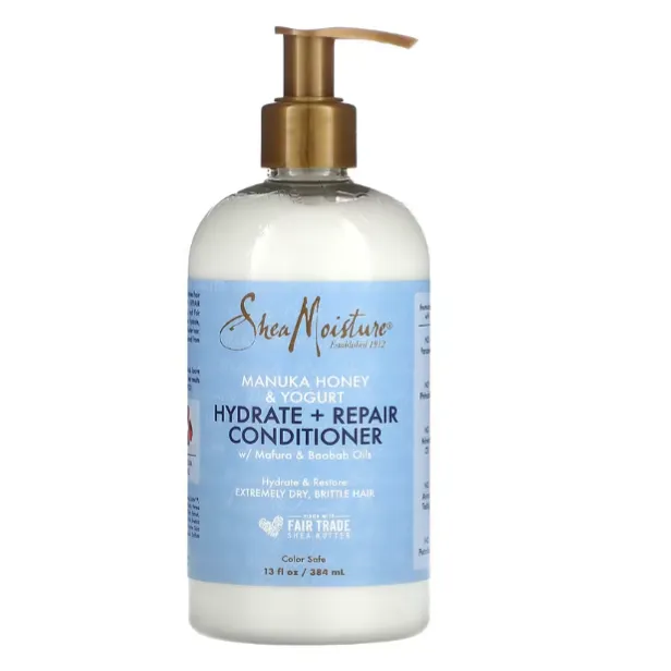 Увлажняющий и восстанавливающий кондиционер для волос Shea Moisture с медом манука и йогуртом 384 мл