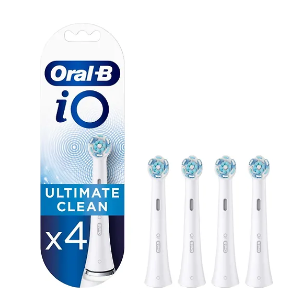 Насадки для зубных щеток Oral-B iO Ultimate Clean White (4 шт.),Oral-B iO Ultimate Clean, Oral-B