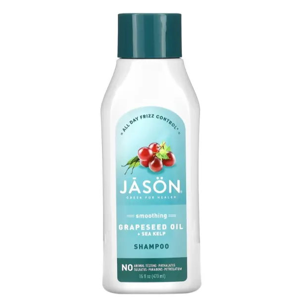 Шампунь для вьющихся волос Jason Natural с морскими водорослями 473 мл
