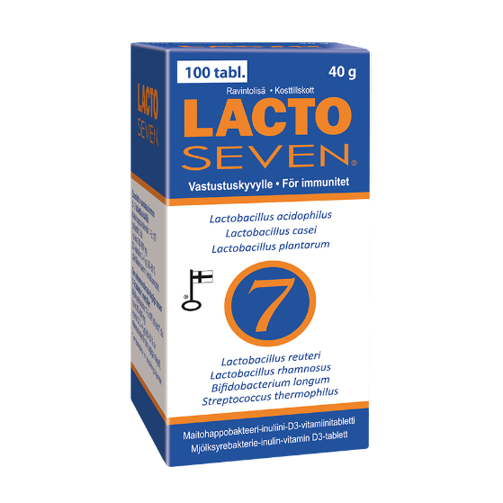 Молочно-кислые бактерии Lacto Seven в таблетках 100 шт.