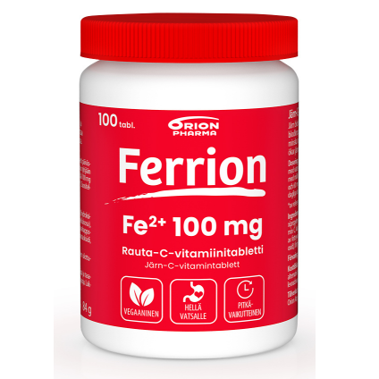 Препарат железа Ferrion с витамином С 100 мкг в таблетках 100 шт.