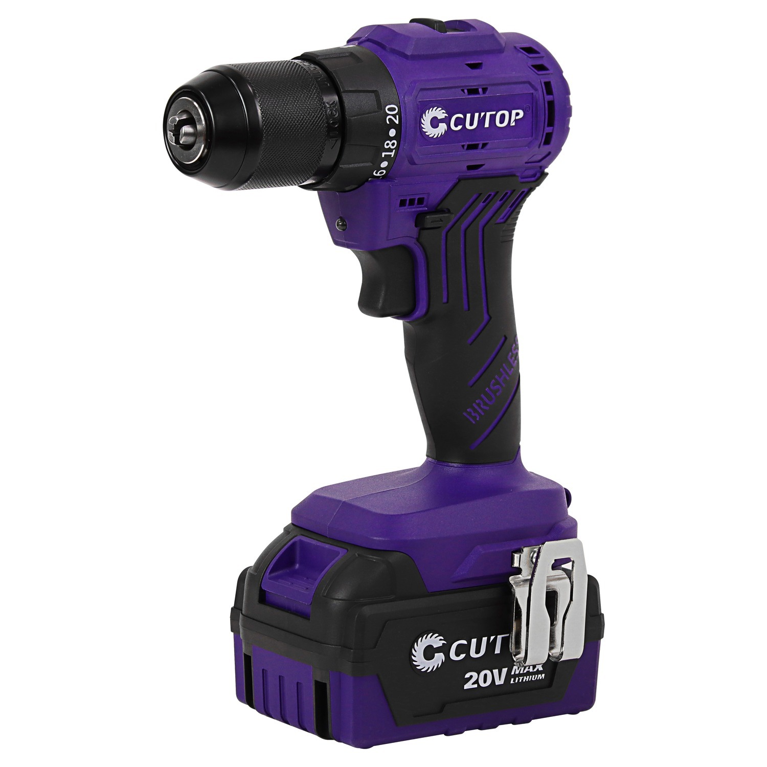 Шуруповерт Cutop E-Profi 20В, 2 батареи, пластиковый бокс