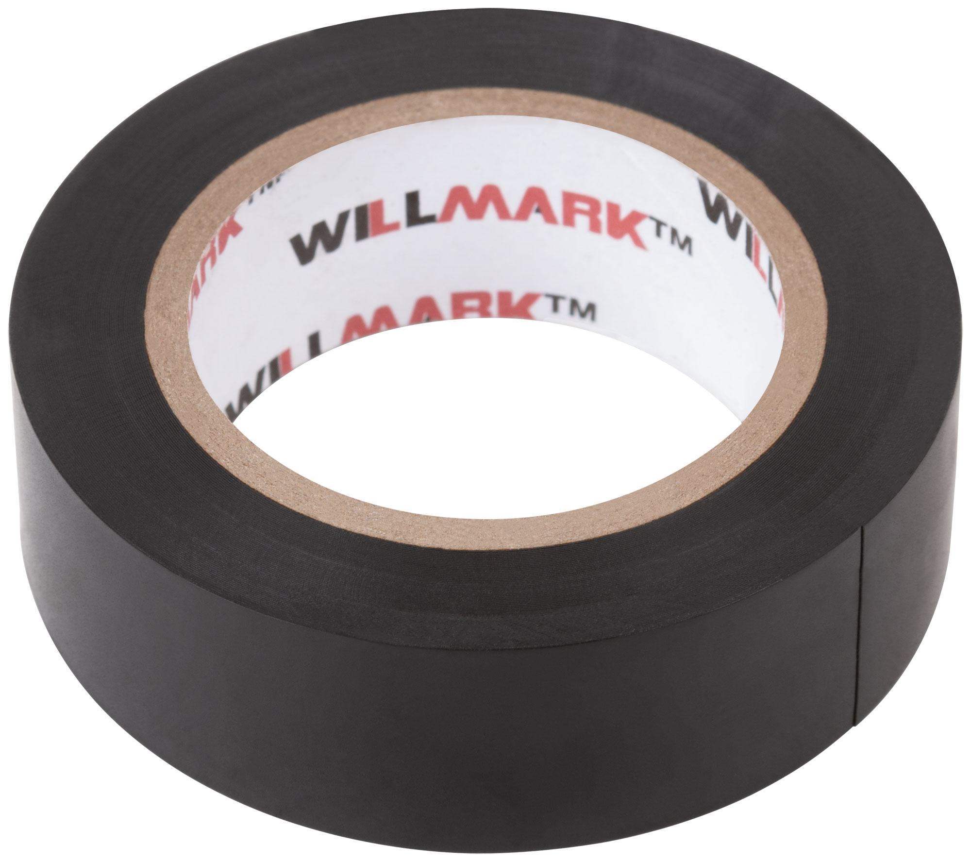 Изолента ПВХ самозатухающая WILLMARK 19 мм х 0,16 мм х 10 м черная