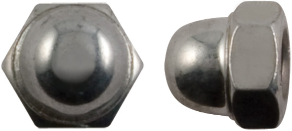 Гайка колпачковая М4 DIN1587, 100 шт, оцинкованная