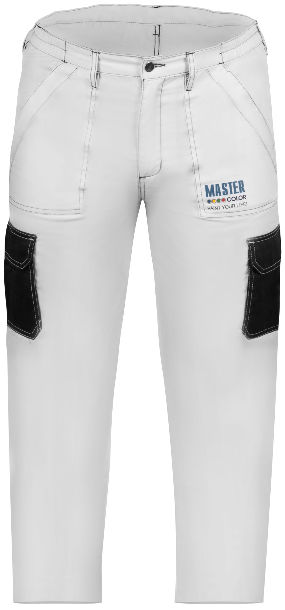Брюки рабочие Master Color белые XXL