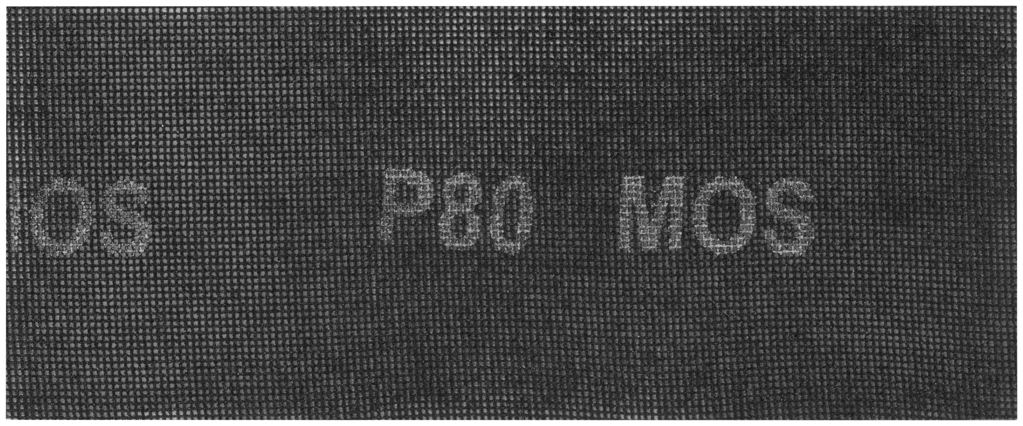 Шлифовальные сетки MOS 115x280 мм P80 38273М