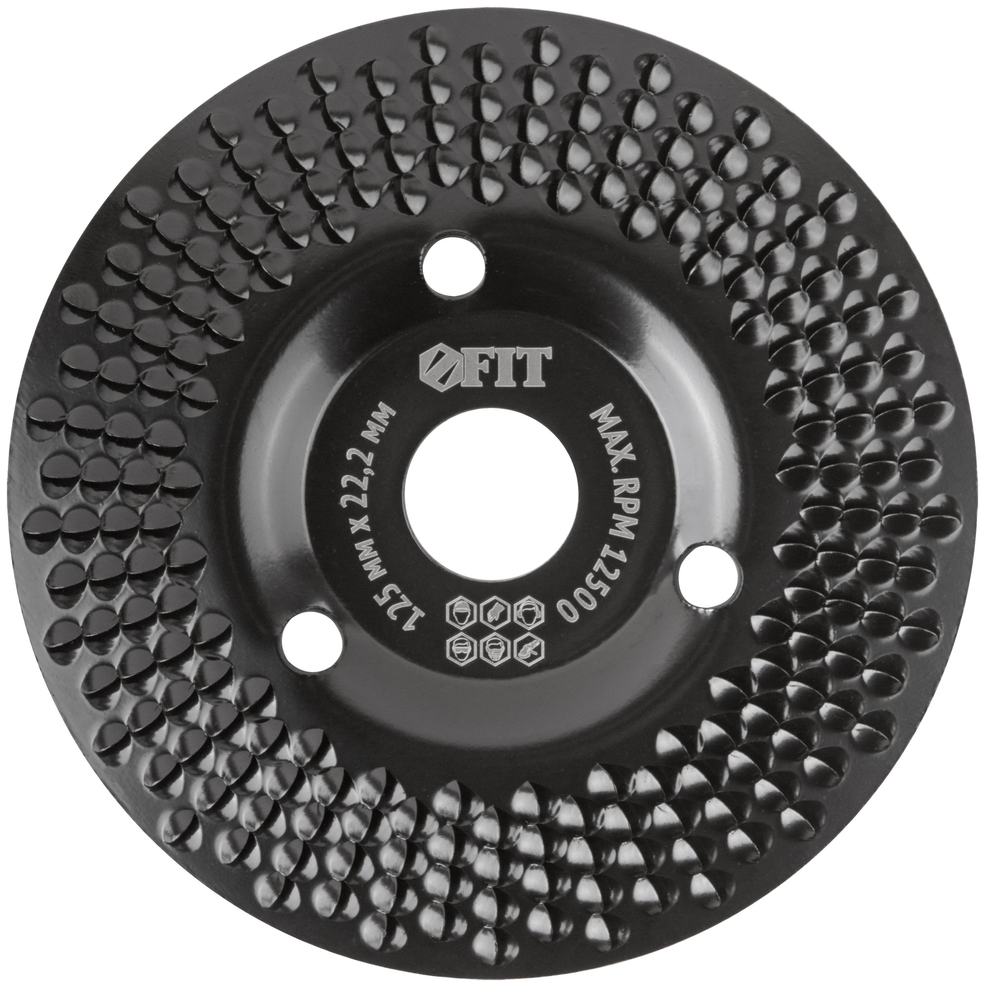 Наклонный обдирочный диск FIT 125 мм, код 39524