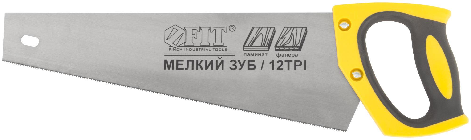 Ножовка FIT для ламината 350 мм с мелким зубом
