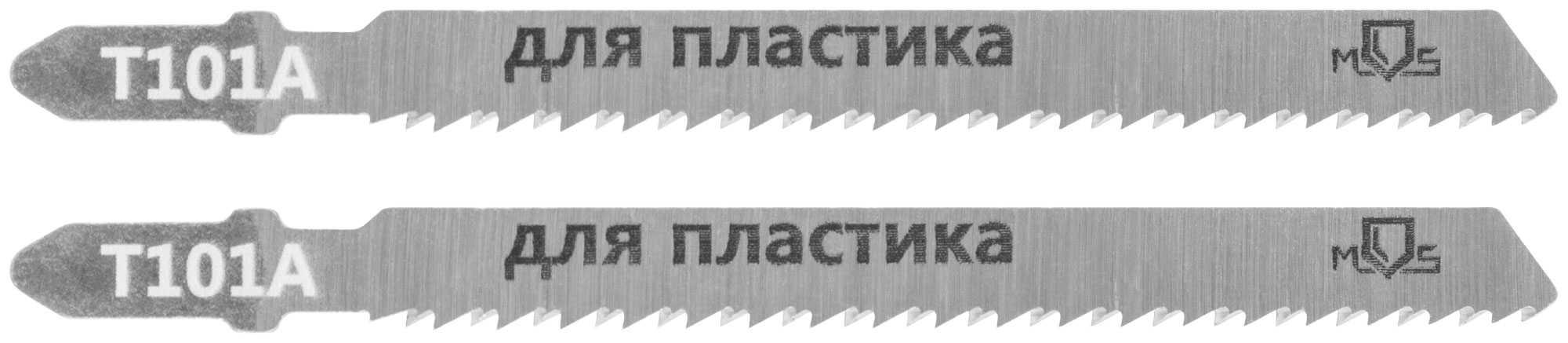 Полотна для лобзика T101A по дереву 100 мм 2 шт.
