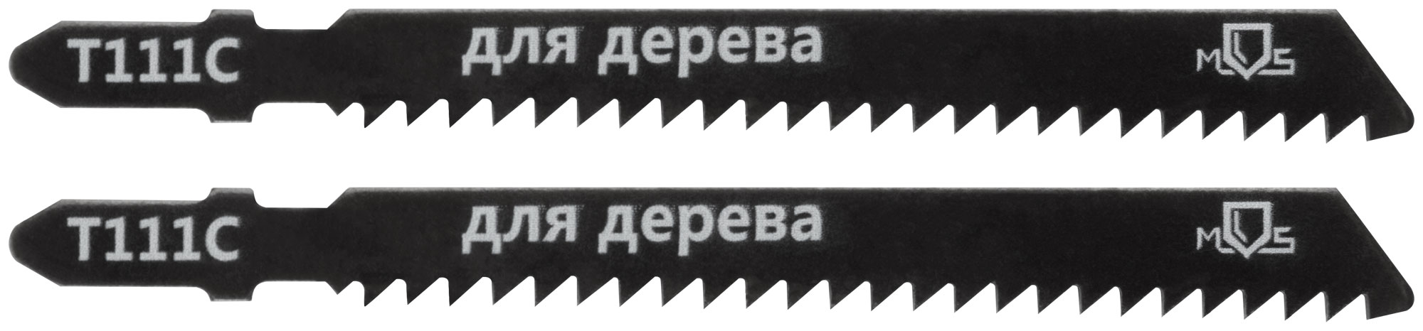 Полотна для электролобзика Т111С по дереву HCS 100 мм 2 шт.