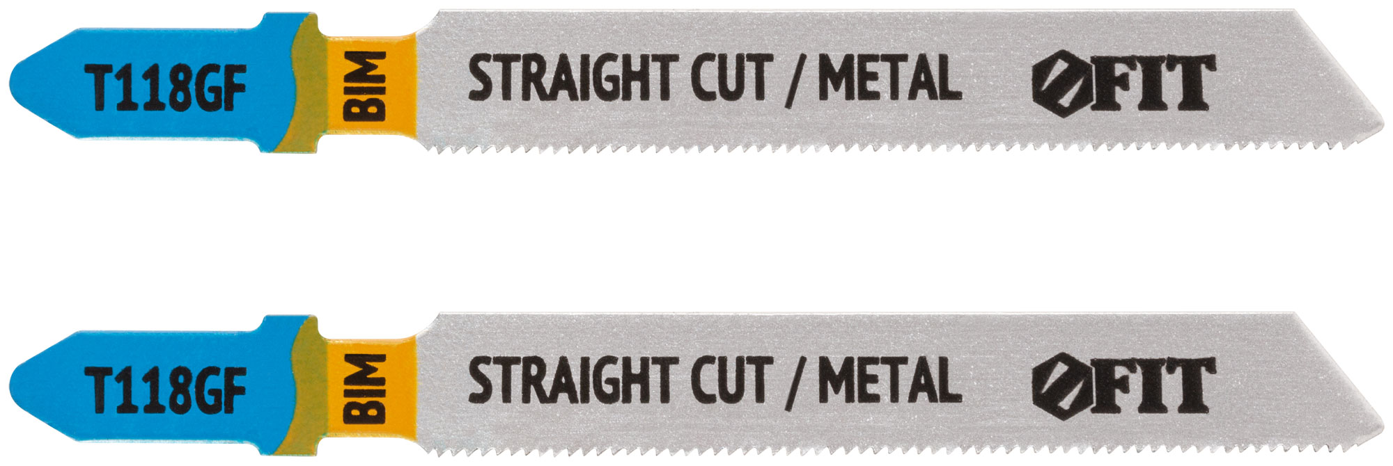 Полотна Bimetal для металла FIT 40915 с волнистыми зубьями
