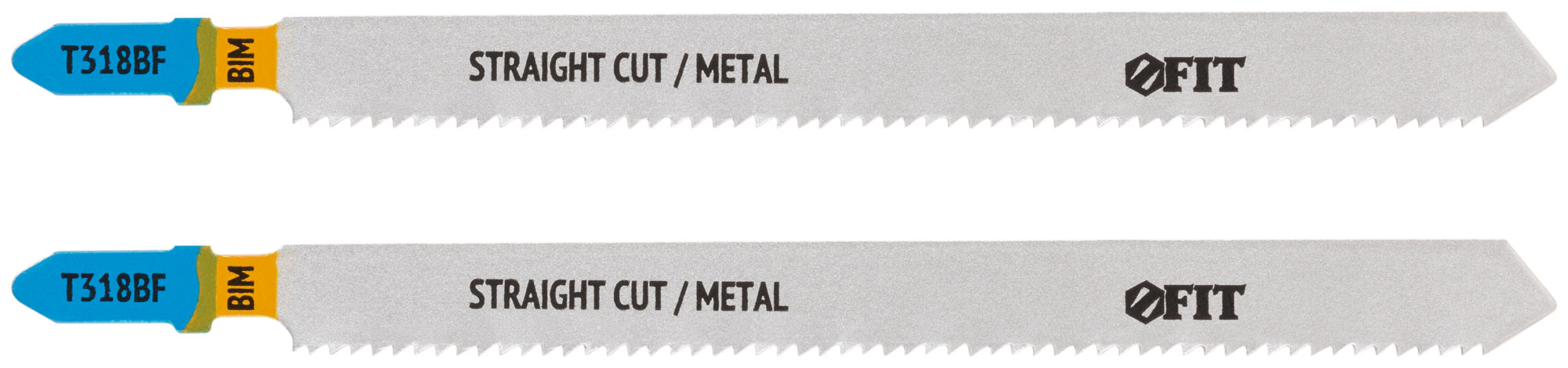Полотна по металлу Bimetal с волнистыми зубьями FIT