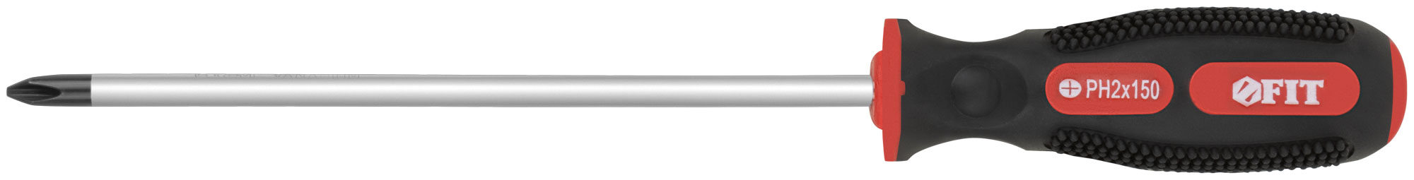 Отвертка FIT 55116 с прорезиненной ручкой и CrV сталью