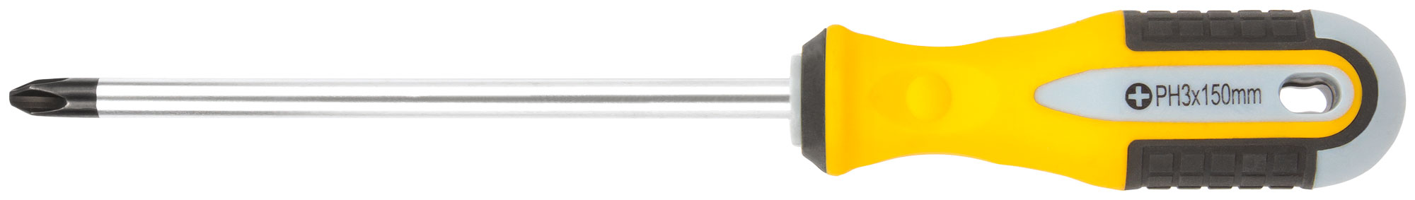 Отвертка FIT 55179 с прорезиненной ручкой и CrV сталью