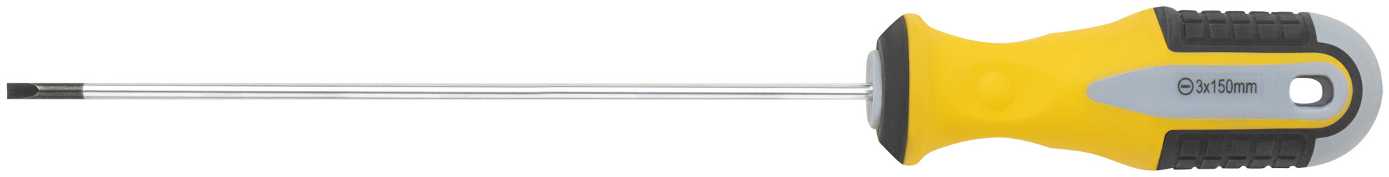 Отвертка FIT 55182 с CrV сталью и прорезиненной ручкой