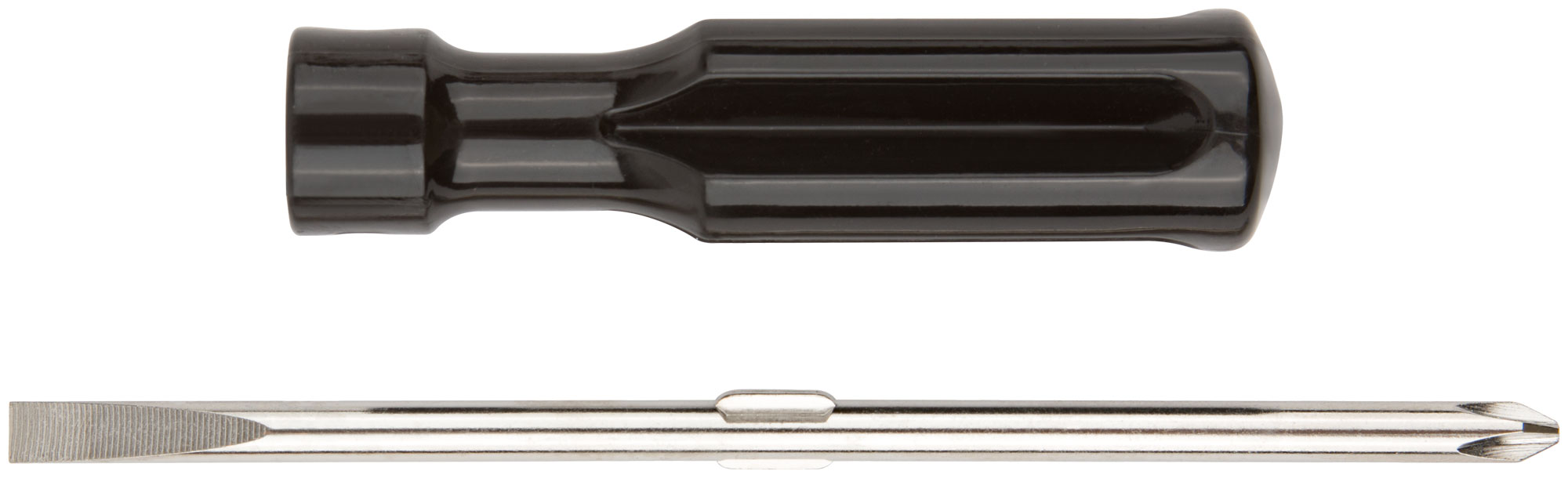 переставная отвертка FIT 56204 с черной ручкой