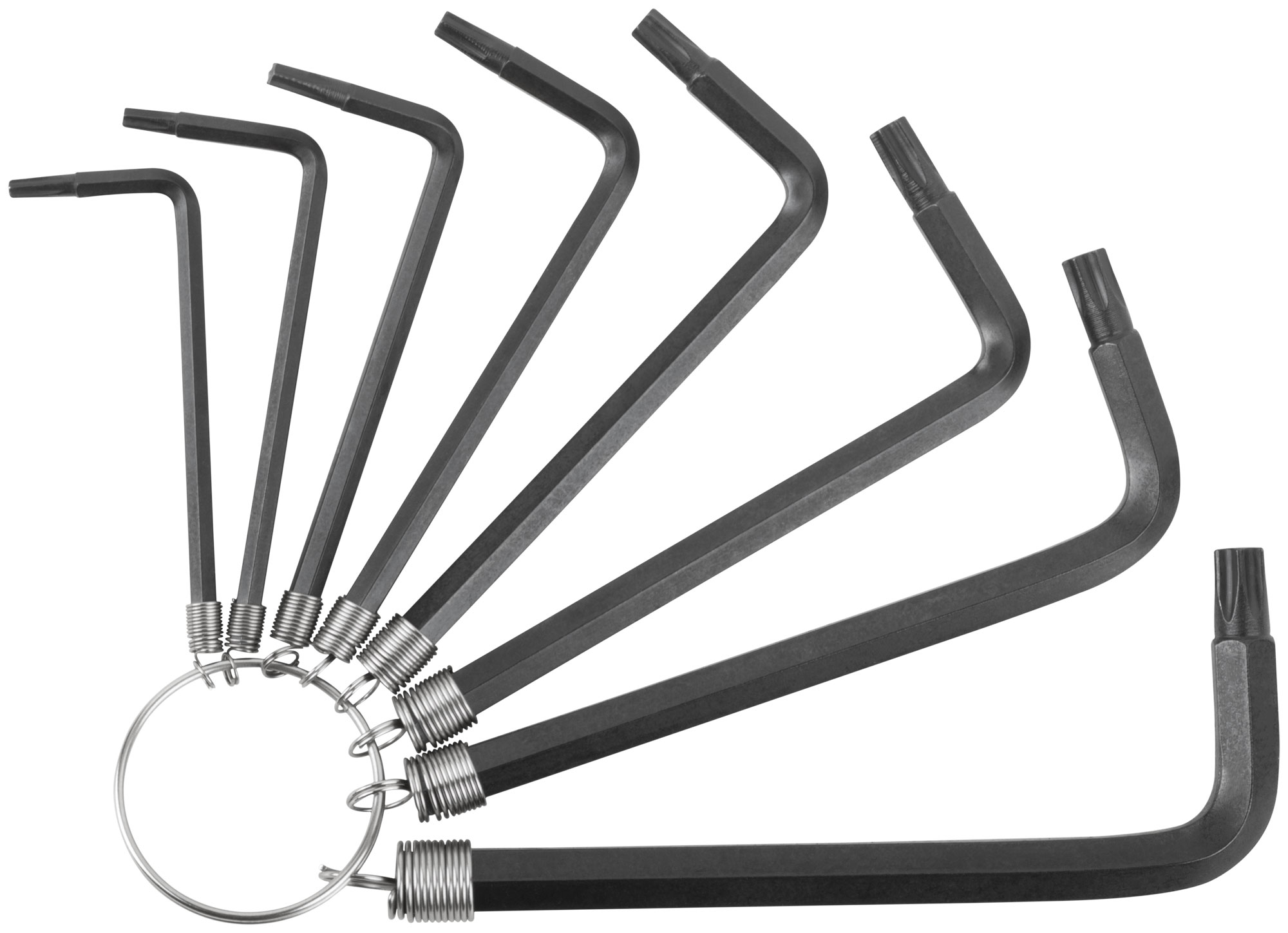 Набор ключей TORX 8 шт. CrV Т9-Т40 на кольце FIT