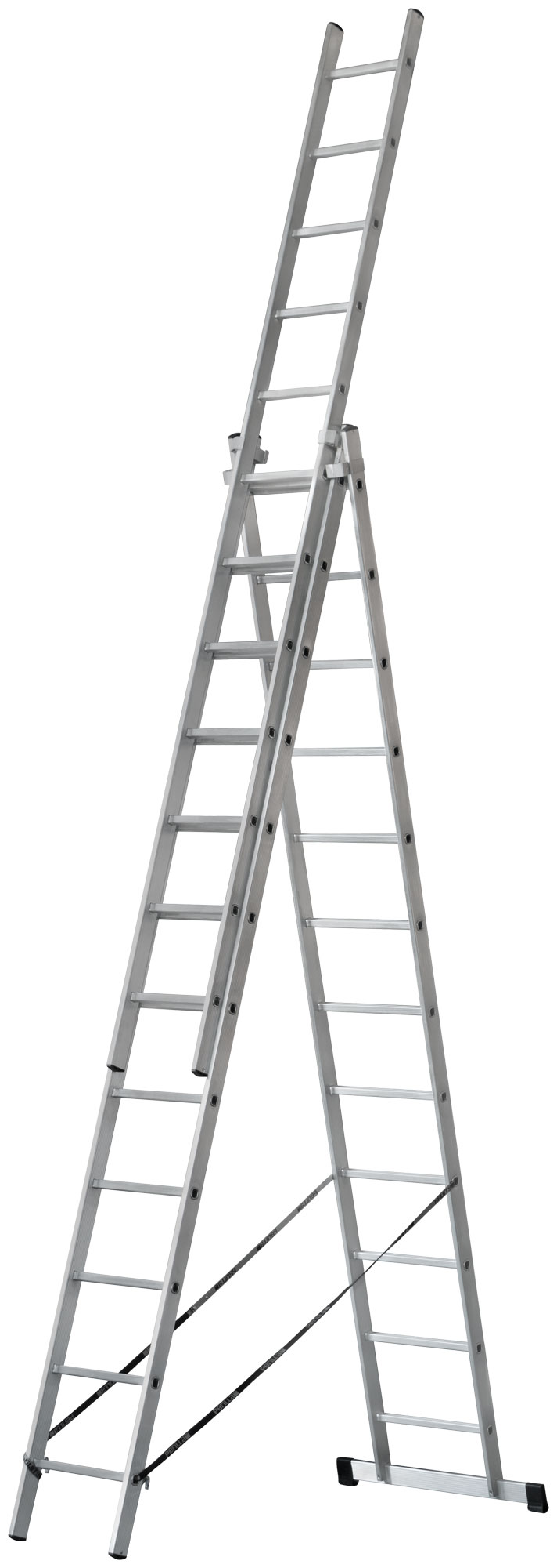 трехсекционная алюминиевая лестница FIT 65438