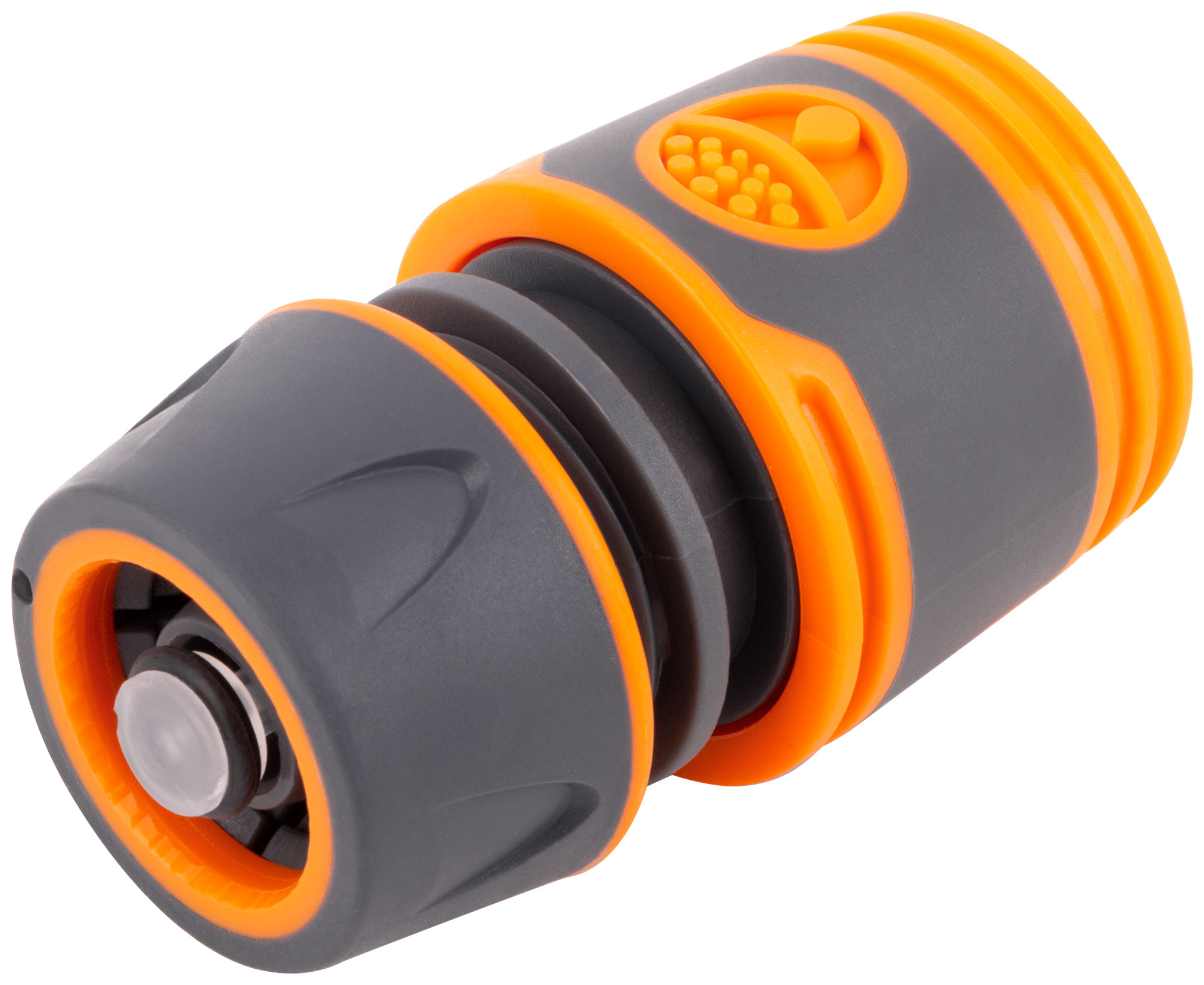 Соединитель двухкомпонентный с автостопом 1/2'' FIT
