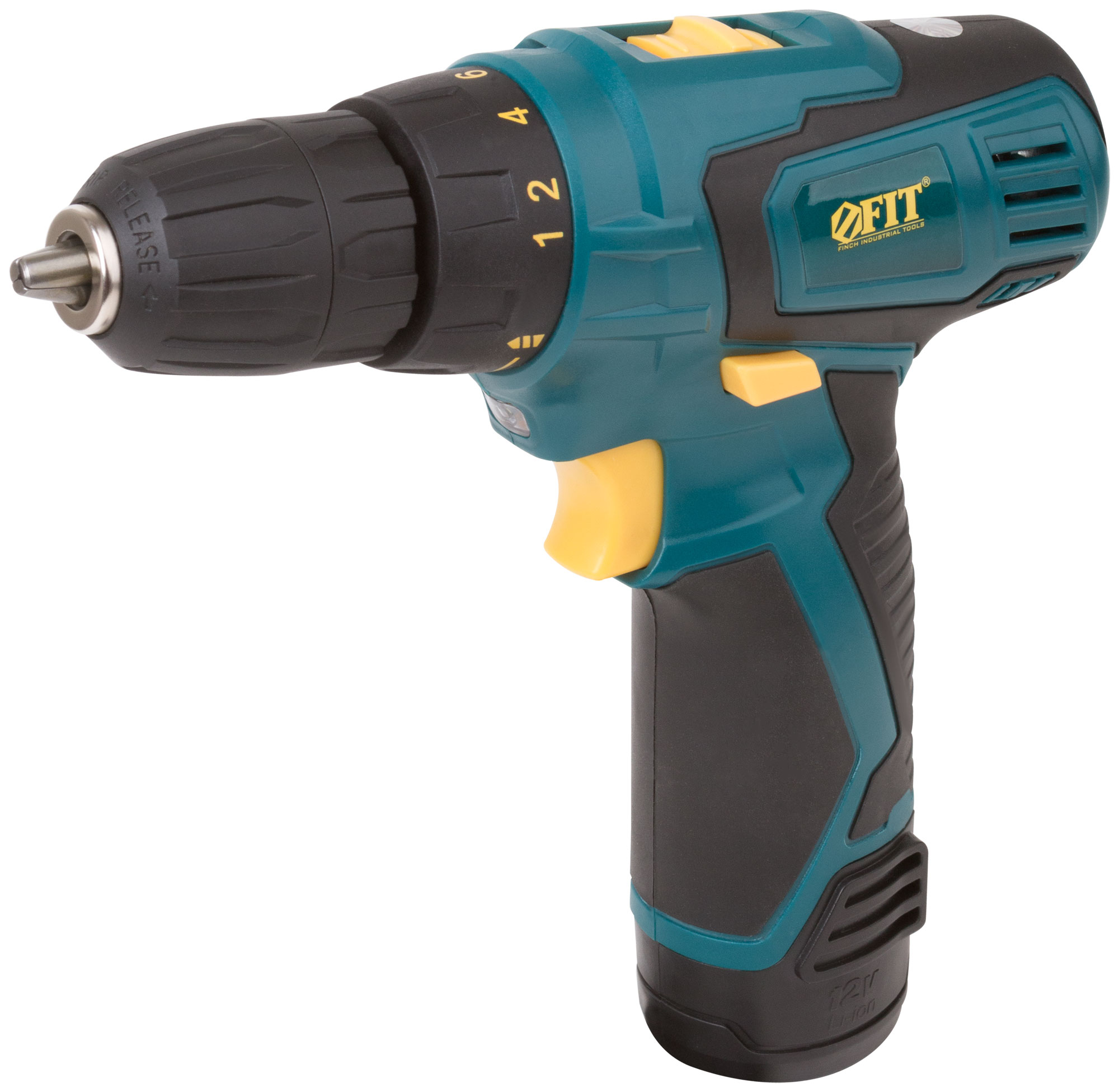 Дрель-Шуруповерт FIT CD-12-2A 12 В, 20 Нм, 80180