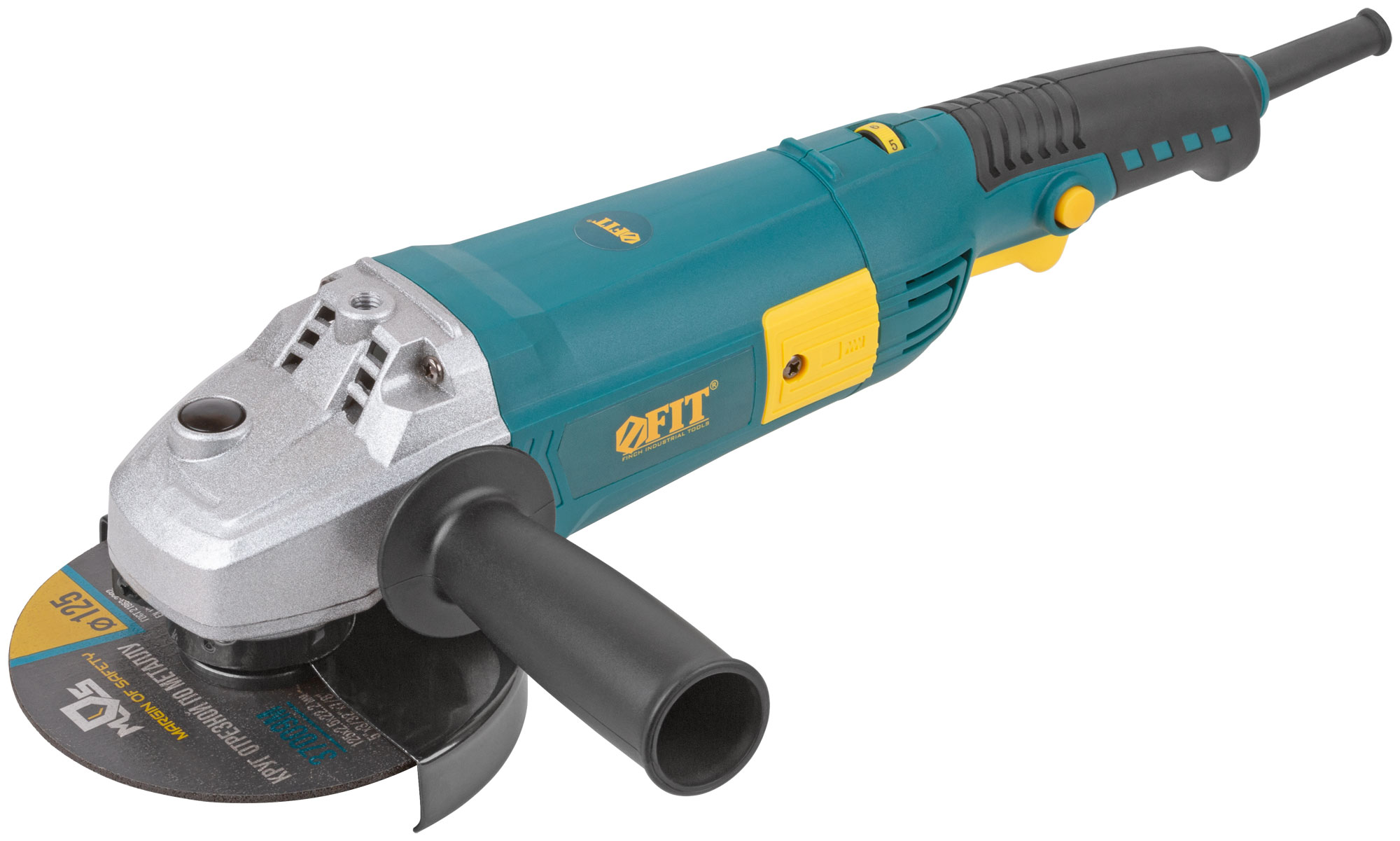 угловая шлифмашина FIT AG-125/1100 1100 Вт с диском 125 мм