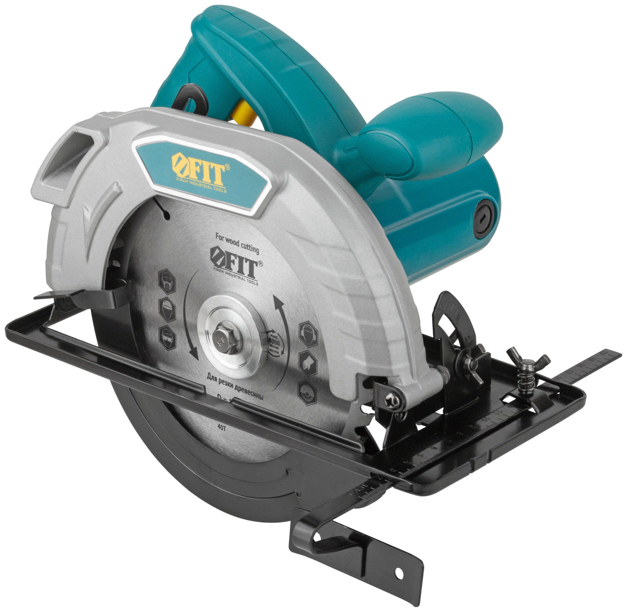 Пила дисковая FIT 1280 Вт с диском 185 мм