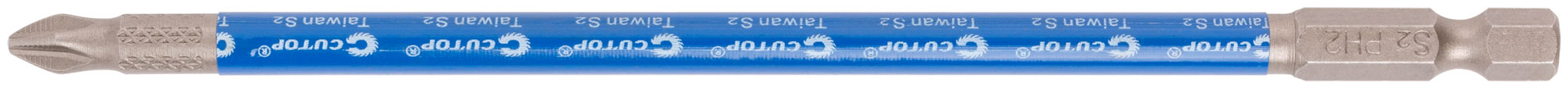 Биты стальные PH2 150 мм, 10 шт., CUTOP Profi