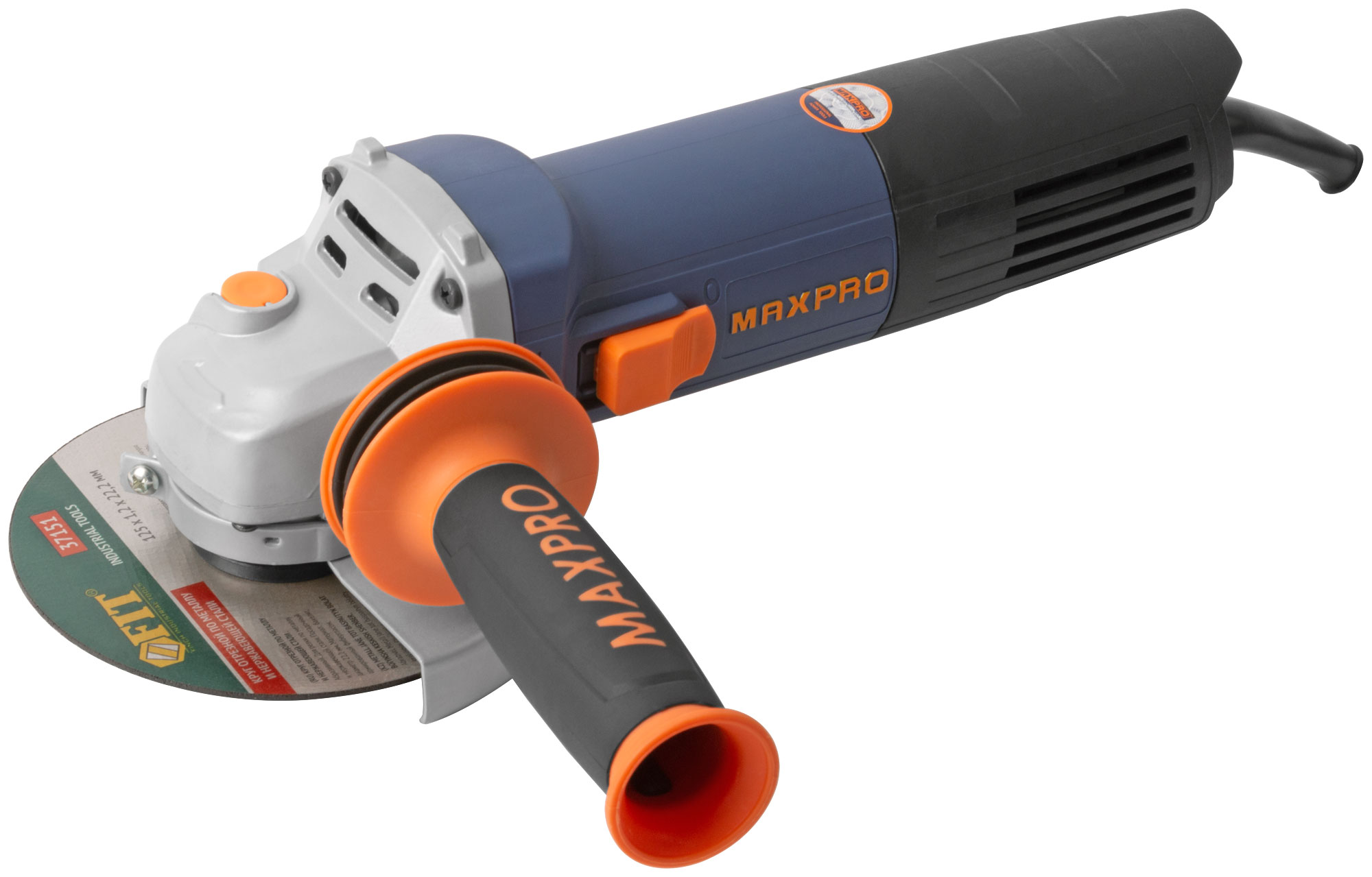 угловая шлифмашина MAX-PRO 1200 Вт 11500 об/мин 125 мм