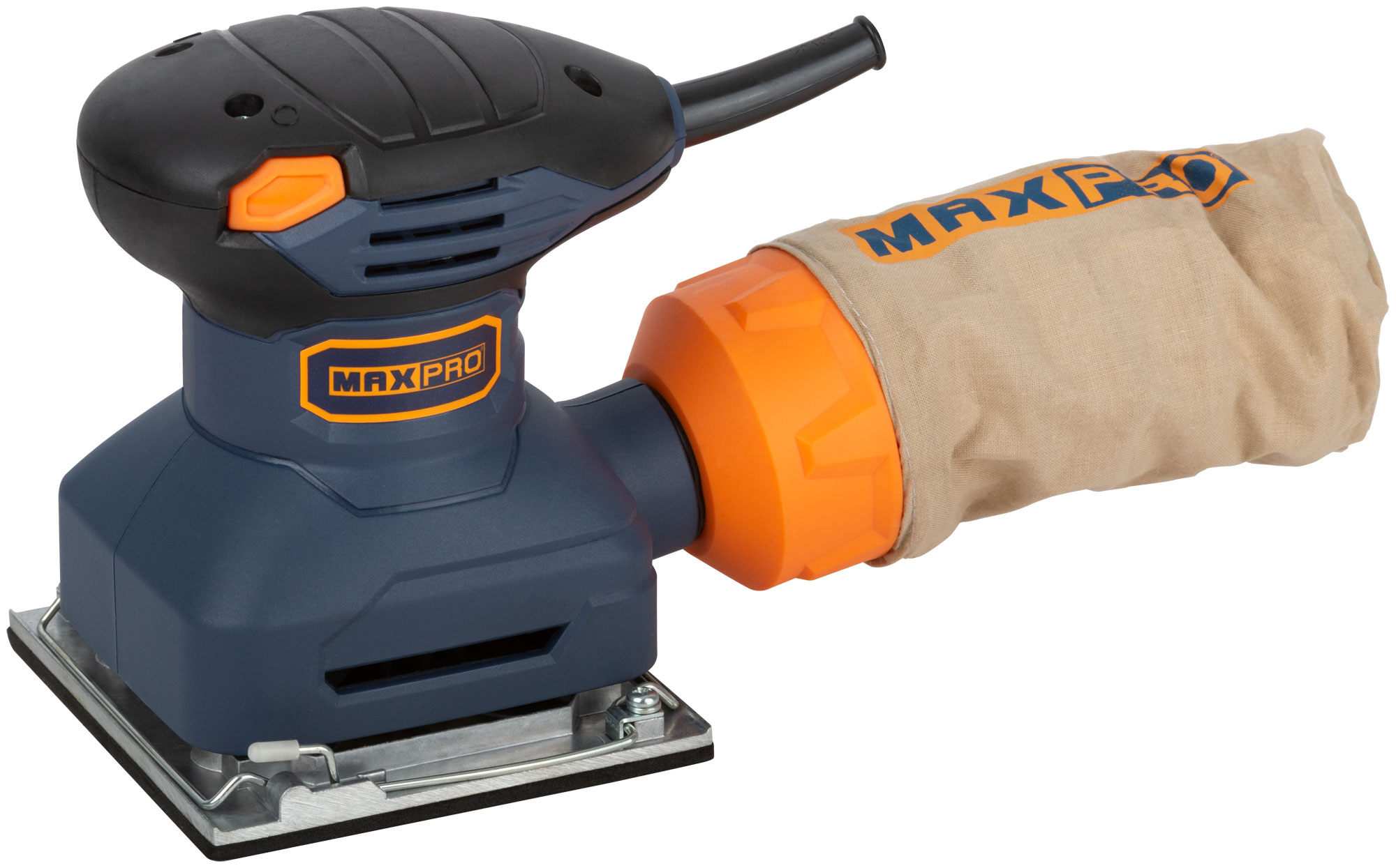Шлифмашина вибрационная MAX-PRO 230 Вт, 13500 об/мин, 115х100 мм