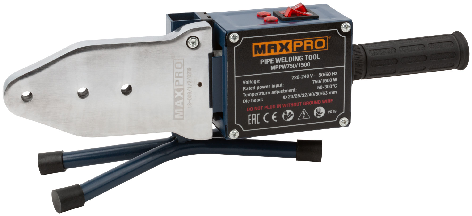 Сварочный аппарат MAX-PRO для пластиковых труб 750/1500 Вт