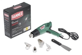 Технический фен HAMMER 2200 Вт с насадками