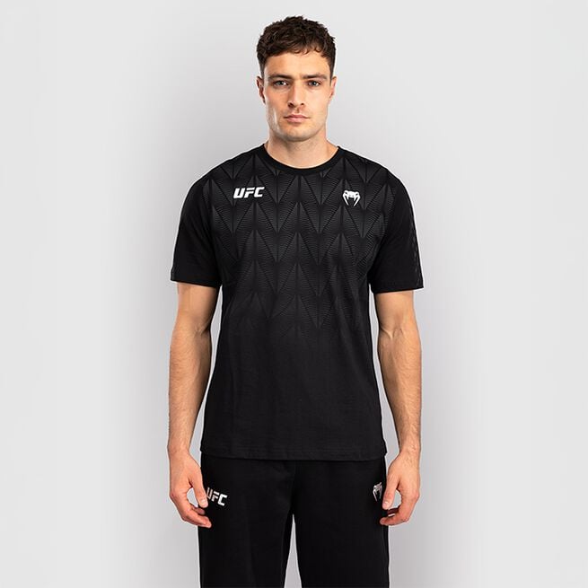Футболка UFC Zenith by Venum Replica, черно-белая