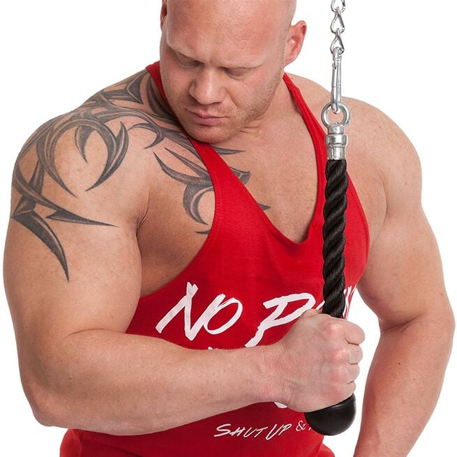 Одноручная скакалка для трицепса, черная