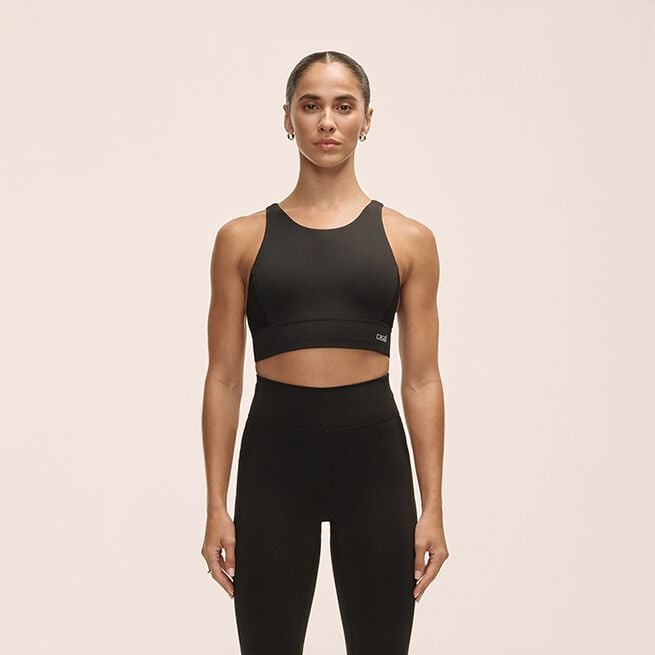 Регулируемый спортивный бюстгальтер Iconic, черный