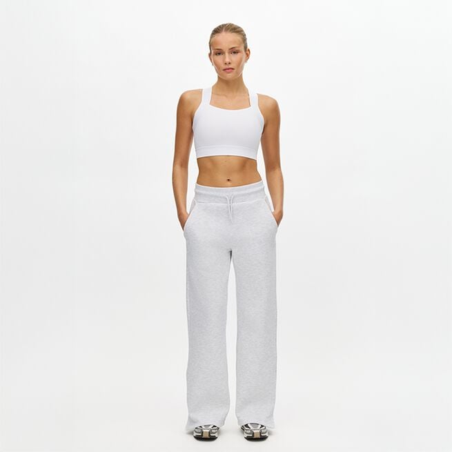 Широкие тренировочные брюки Base светло-серые