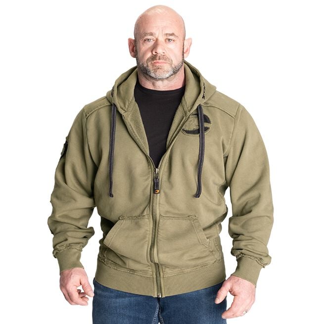 Толстовка Pro Gym Acid Wash, зеленая