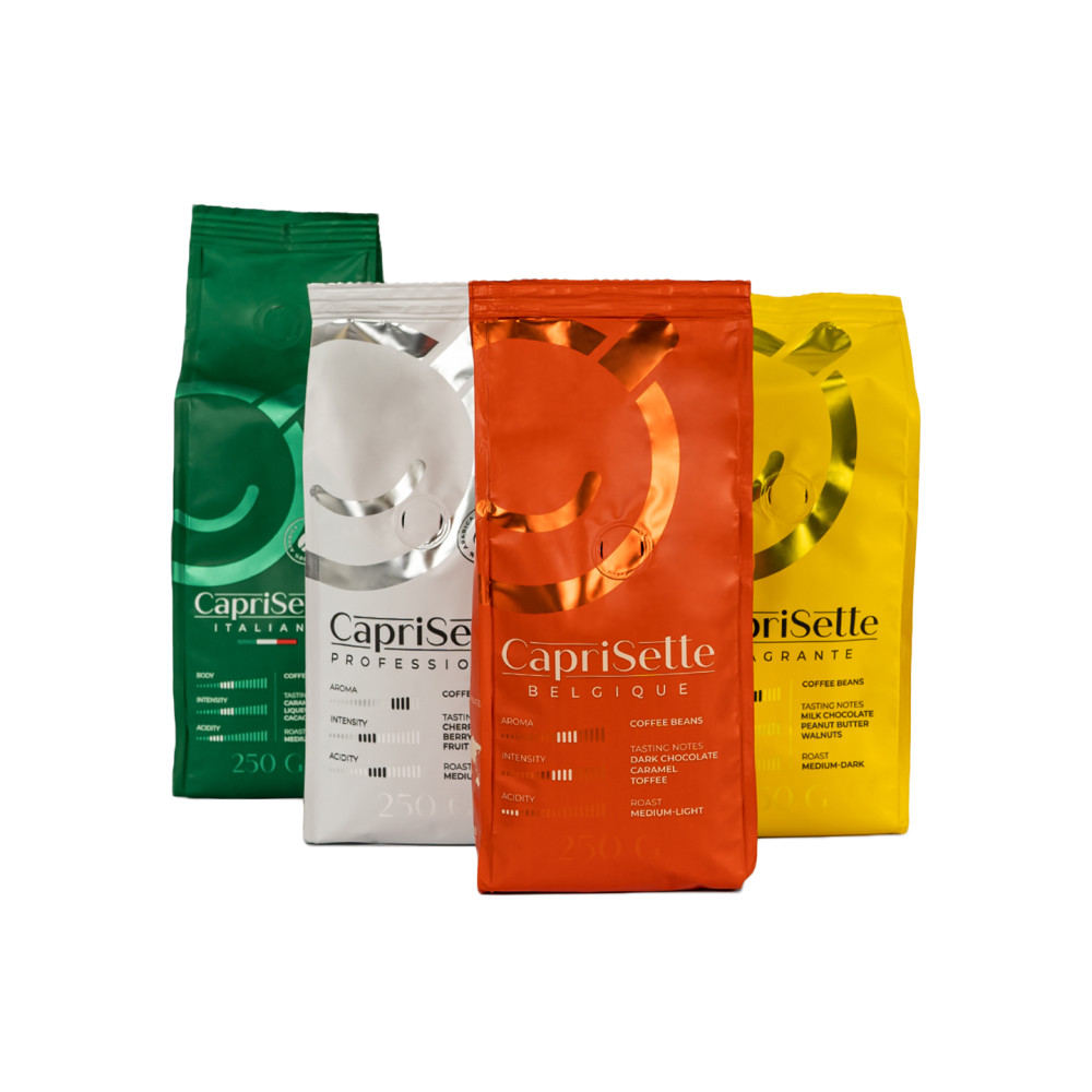 Набор зернового кофе Caprisette 4 x 250 г