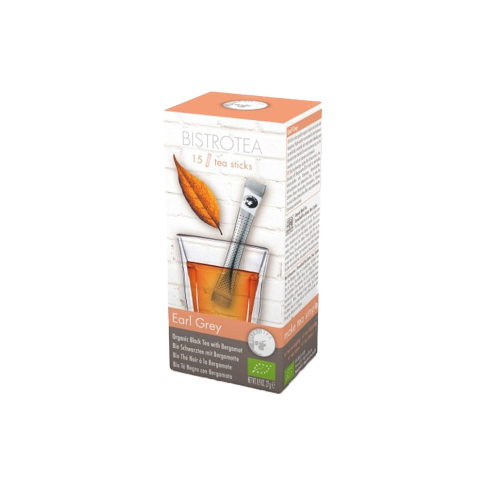 Чёрный чай в стиках Bistrotea Earl Grey 15 шт