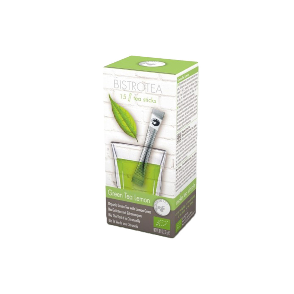 Зелёный чай в стиках Bistrotea Green Tea Lemon 15 шт