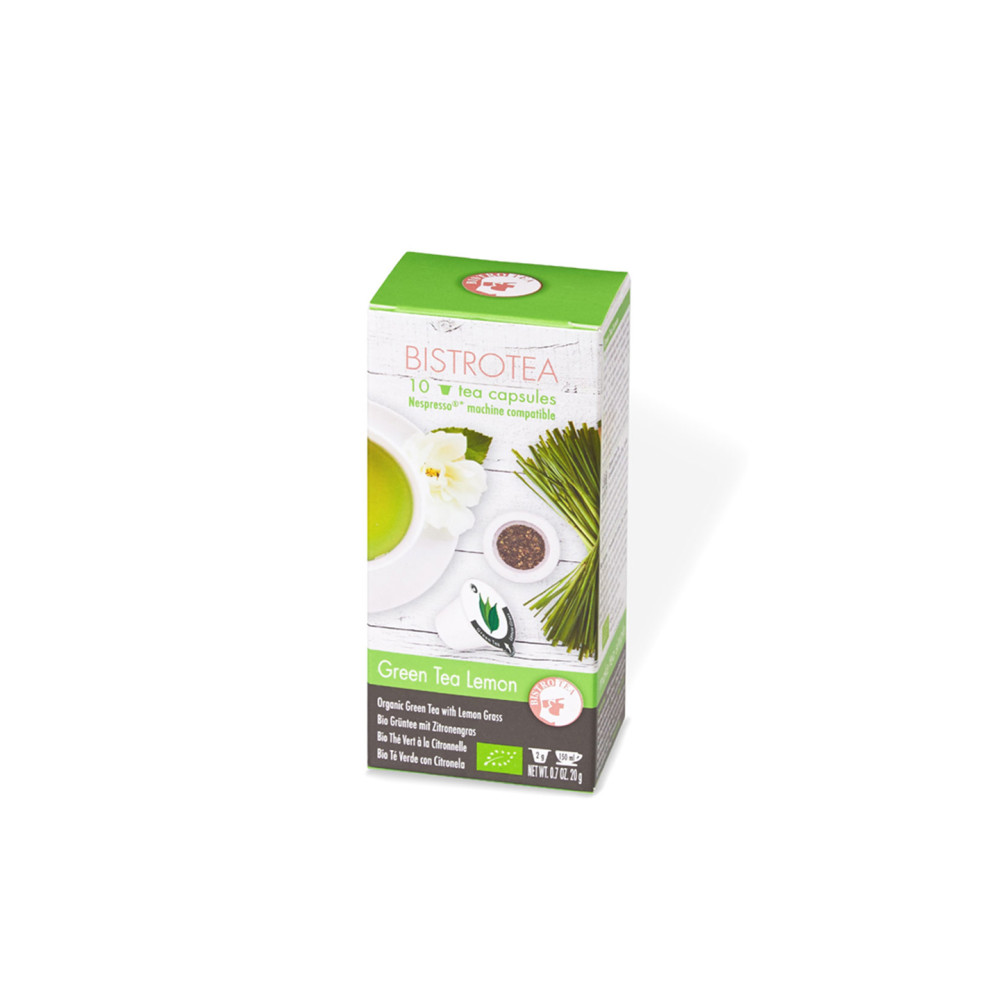 Чай в капсулах Bistrotea Green Tea Lemon 10 шт