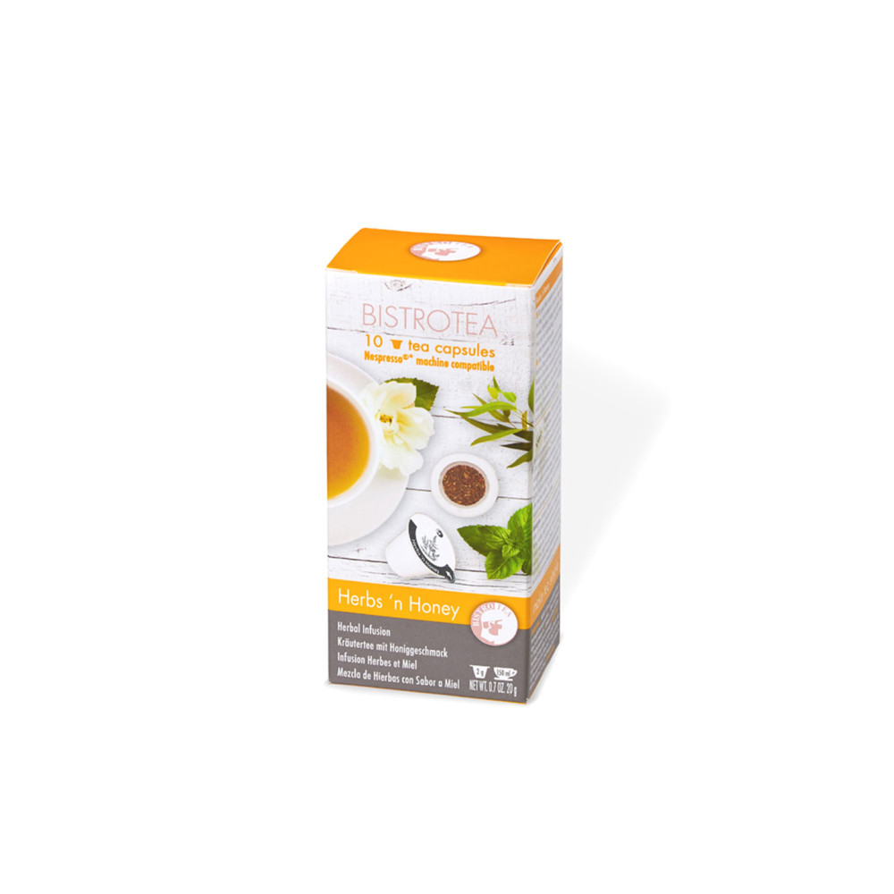 Чай в капсулах Bistrotea Tea Herbs'n Honey 10 шт