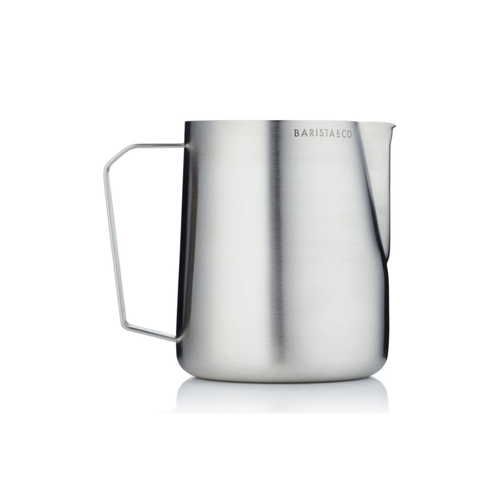Питчер для взбивания молока Barista & Co The Barista Pro Brushed Steel, 620 мл