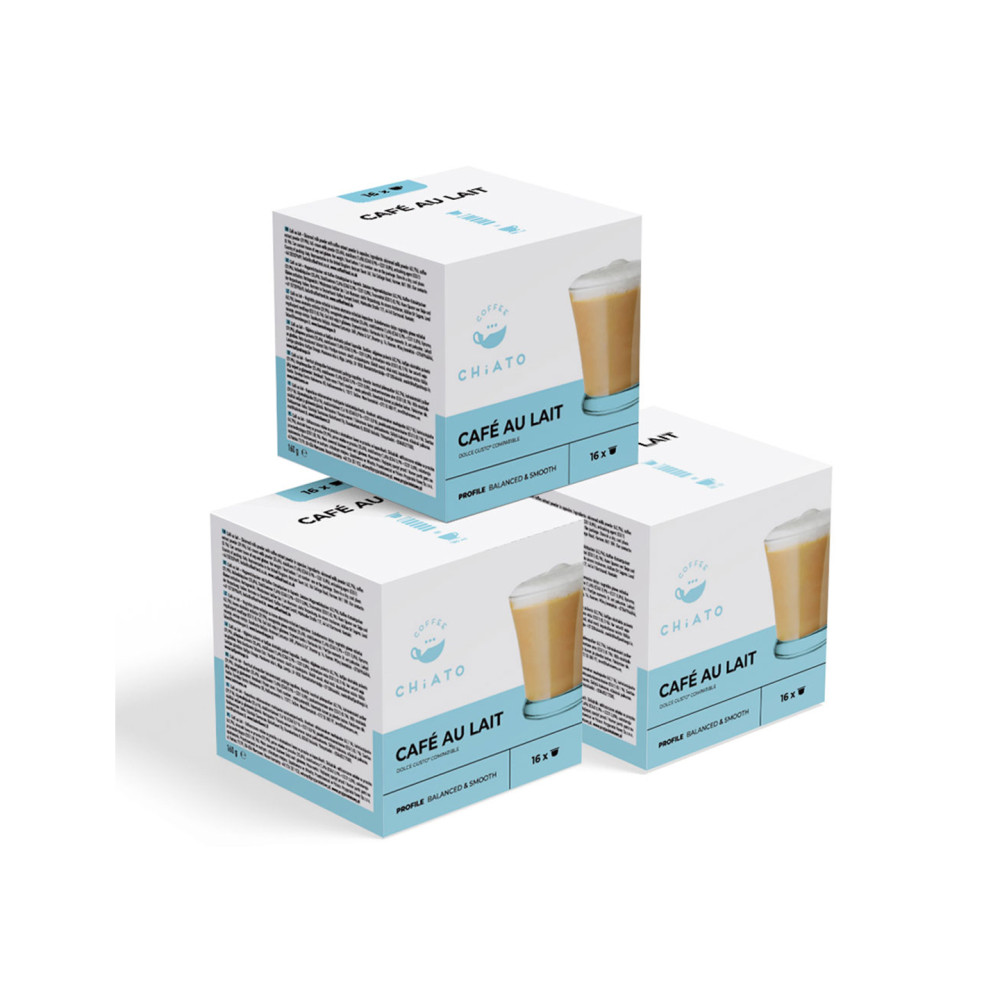 Набор кофе в капсулах для кофемашин NESCAFÉ® Dolce Gusto® CHiATO Café au Lait 3 x 16 шт