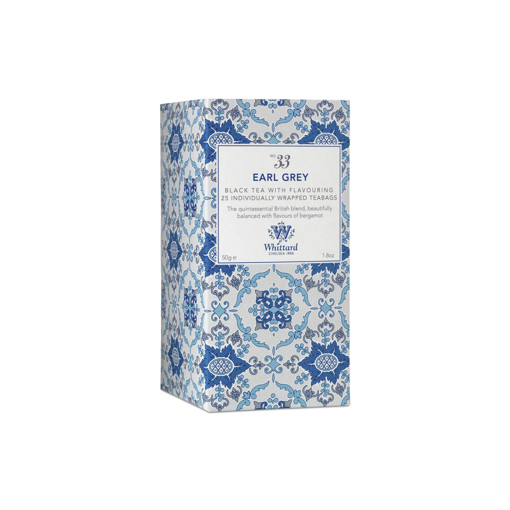 Чёрный чай в пакетиках Whittard of Chelsea Earl Grey 25 шт
