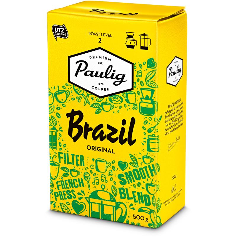 Кофе молотый Paulig Brazil Original 500г