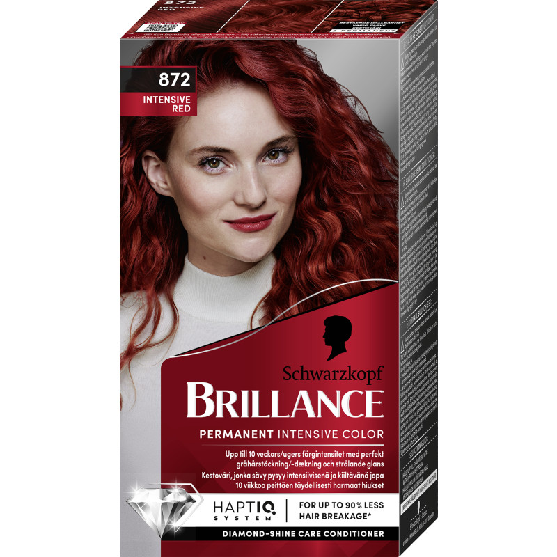 Краска для волос Schwarzkopf Brillance 872 Intense Red
