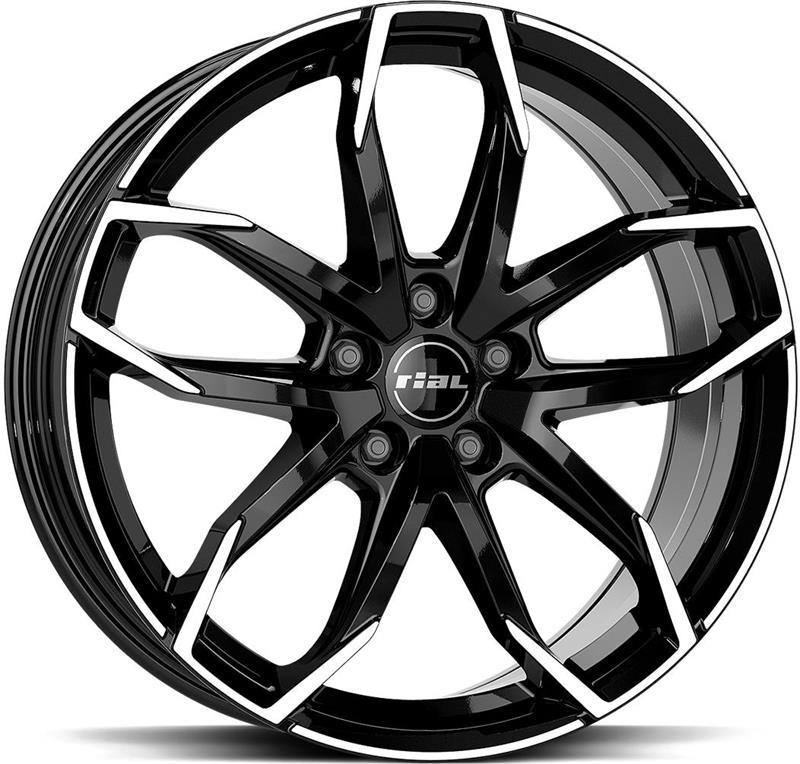 Диски RIAL Lucca Diam Black Pol 7,5x17 5/110 ET29 CB65,1