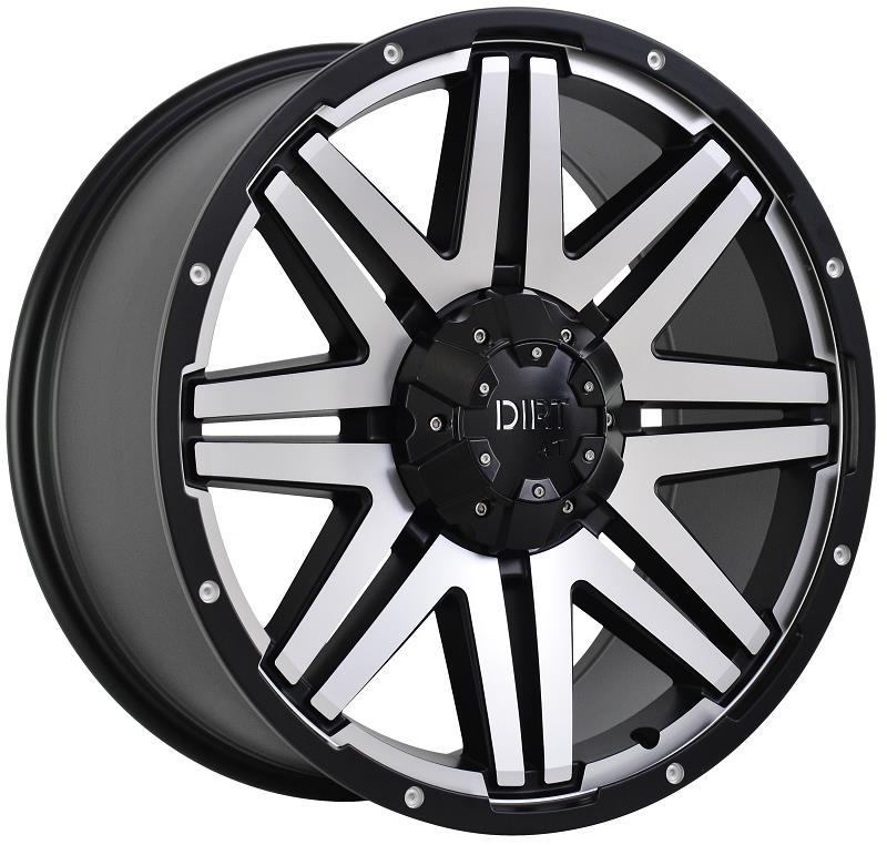 Диски Statusfälgar D68 Flatblack machined face
