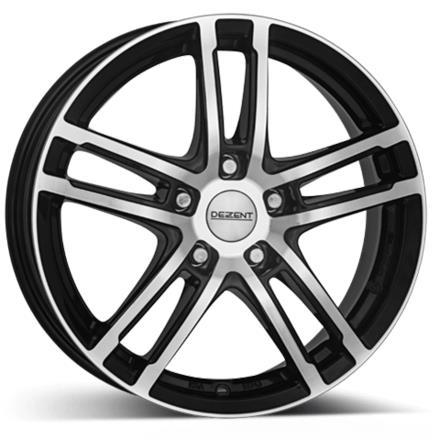 Диски DEZENT TZ dark 7,5x17 5/114,3 ET45 CB64,1 R12