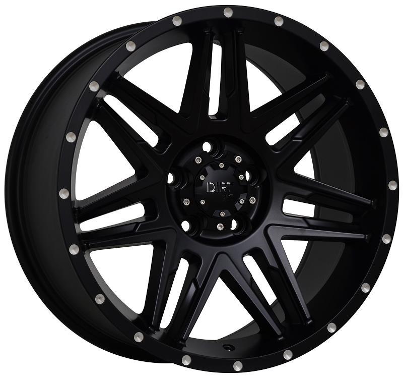 Диски Statusfälgar D62 Flatblack milled rivets